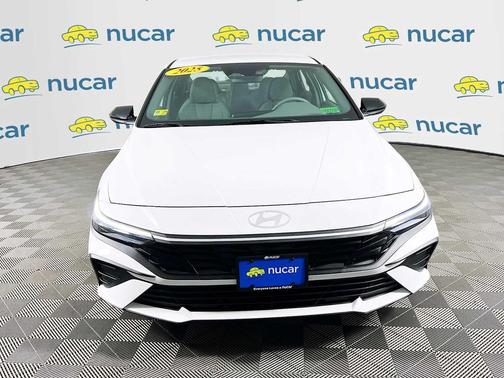 Serenity White 2025 Hyundai ELANTRA Sport