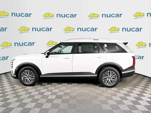 Creamy White Pearl 2026 Hyundai Palisade Hybrid SEL Premium 7P