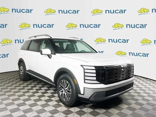 Creamy White Pearl 2026 Hyundai Palisade Hybrid SEL Premium 7P