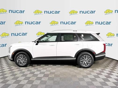Creamy White Pearl 2026 Hyundai Palisade Hybrid SEL Premium 7P