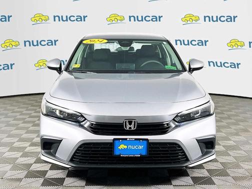 Lunar Silver Metallic 2024 Honda Civic LX
