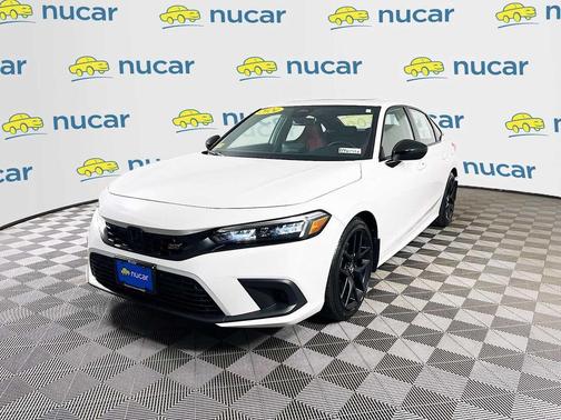 Platinum White Pearl 2024 Honda Civic Si Base