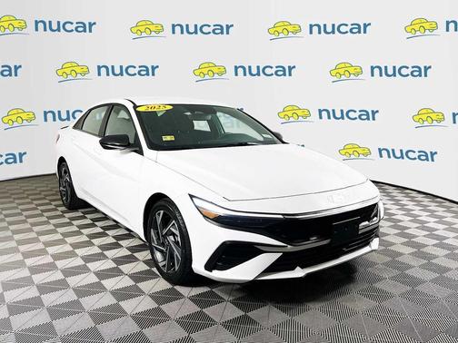Serenity White 2025 Hyundai ELANTRA Sport