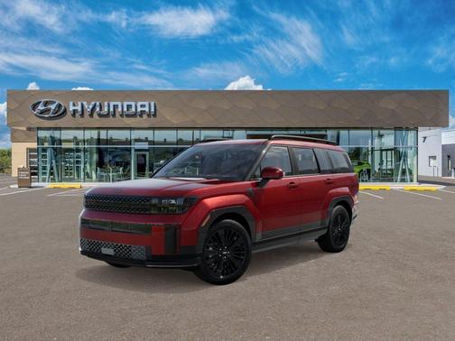 Ultimate Red 2026 Hyundai SANTA FE HEV Calligraphy AWD