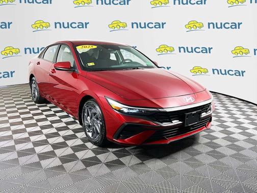 Ultimate Red 2025 Hyundai ELANTRA HEV Blue