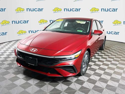 Ultimate Red 2025 Hyundai ELANTRA HEV Blue