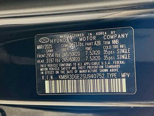 2025 Hyundai PALISADE XRT