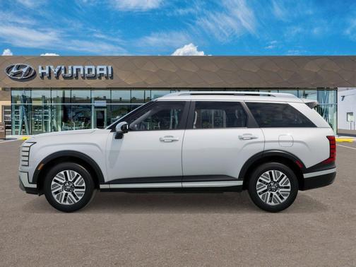 Creamy White Pearl 2027 Hyundai SANTA FE HEV SEL Premium