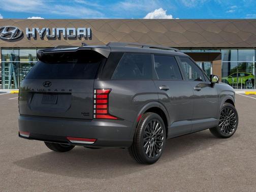 Ecotronic Gray Pearl 2027 Hyundai Palisade Hybrid Calligraphy Black Ink
