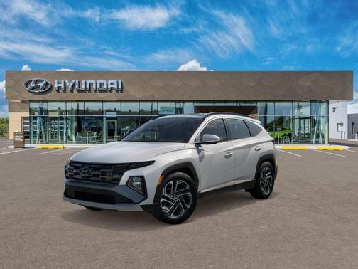 Creamy White Pearl 2026 Hyundai TUCSON Hybrid Limited