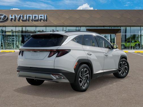 Creamy White Pearl 2026 Hyundai TUCSON Hybrid Limited