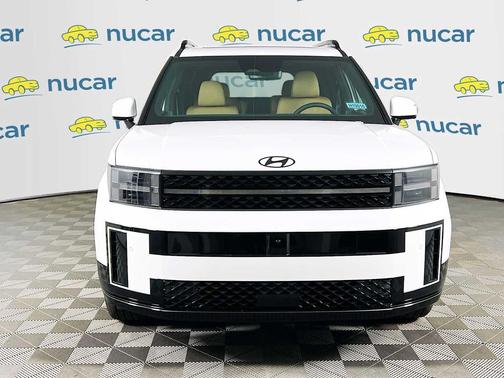 Serenity White 2026 Hyundai SANTA FE HEV Calligraphy