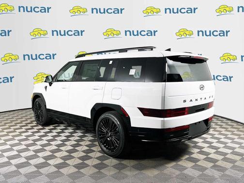 Serenity White 2026 Hyundai SANTA FE HEV Calligraphy