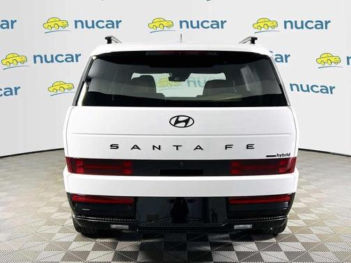 Serenity White 2026 Hyundai SANTA FE HEV Calligraphy