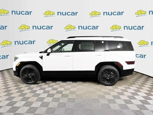 Serenity White 2026 Hyundai SANTA FE HEV Calligraphy
