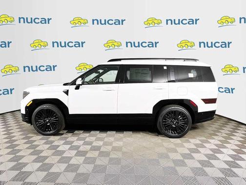 Serenity White 2026 Hyundai SANTA FE HEV Calligraphy