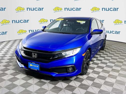 Aegean Blue Metallic 2020 Honda Civic Sport