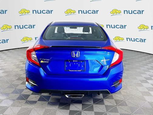 Aegean Blue Metallic 2020 Honda Civic Sport
