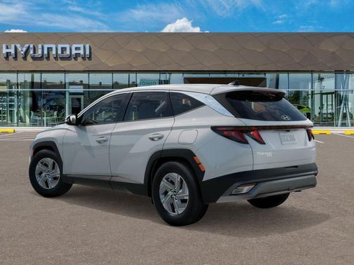 Creamy White Pearl 2026 Hyundai TUCSON Hybrid Blue SE