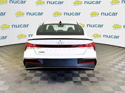 Serenity White 2025 Hyundai ELANTRA Sport