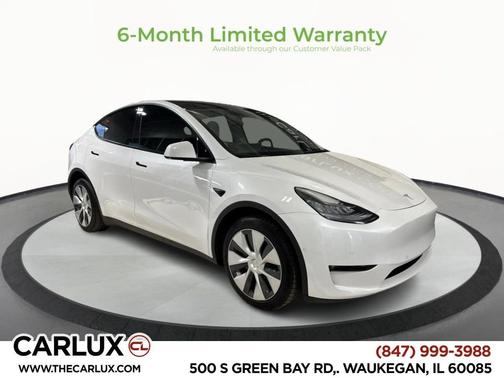 Pearl White Multi-Coat 2021 Tesla Model Y Long Range Dual Motor All-Wheel Drive