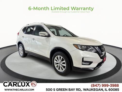 Pearl White 2017 Nissan Rogue SV