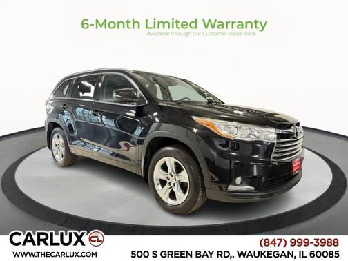 Attitude Black Metallic 2015 Toyota Highlander Limited