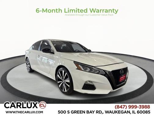 Glacier White 2019 Nissan Altima 2.5 SR