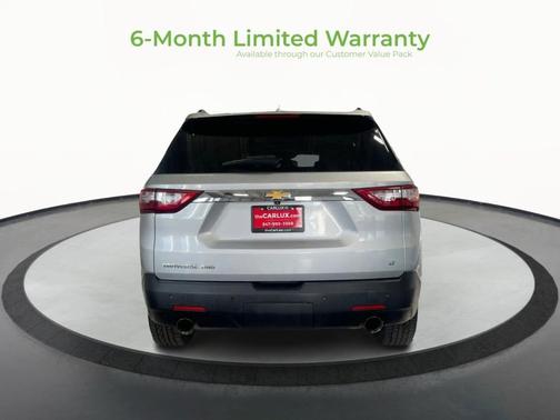 Silver Ice Metallic 2021 Chevrolet Traverse LT Leather