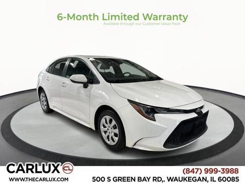 Super White 2020 Toyota Corolla LE