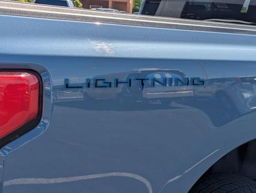 Azure Gray Metallic 2023 Ford F-150 Lightning XLT