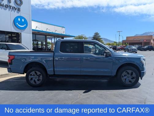 Azure Gray Metallic 2023 Ford F-150 Lightning XLT
