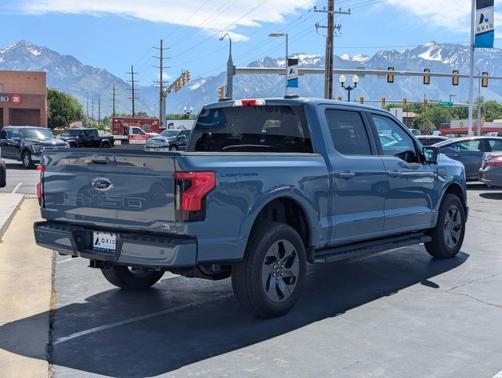 Azure Gray Metallic 2023 Ford F-150 Lightning XLT