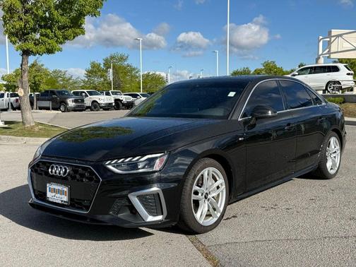 Mythos Black Metallic 2024 Audi A4 45 S line quattro Premium