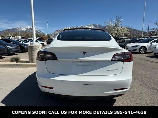 Pearl White Multi 2019 Tesla Model 3 Long Range