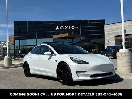 Pearl White Multi 2019 Tesla Model 3 Long Range