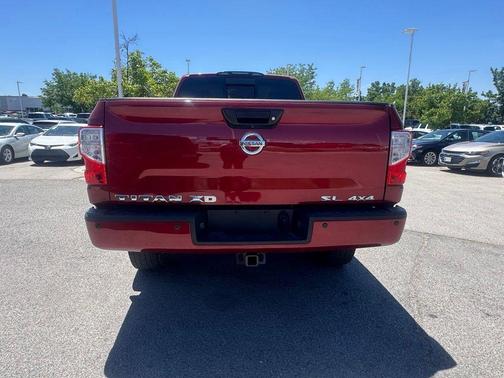 Maroon 2016 Nissan Titan XD Platinum Reserve