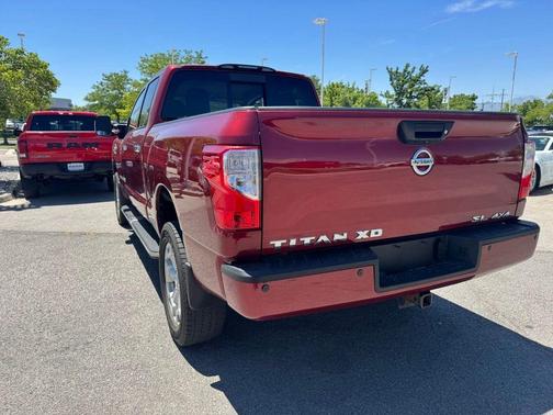Maroon 2016 Nissan Titan XD Platinum Reserve