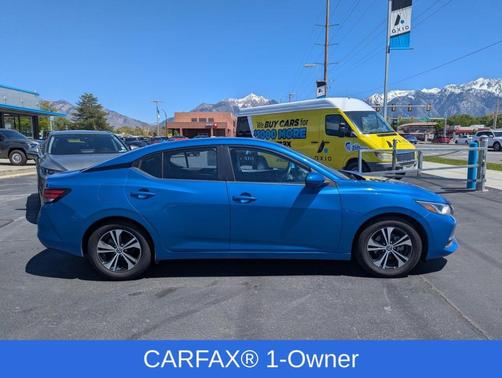 Electric Blue Metallic 2023 Nissan Sentra SV