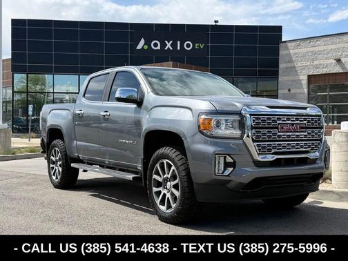 Satin Steel Metallic 2021 GMC Canyon Denali