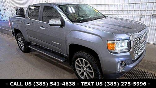 Satin Steel Metallic 2021 GMC Canyon Denali