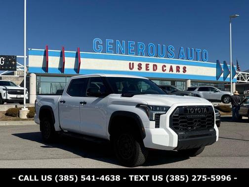 White 2024 Toyota Tundra Hybrid TRD Pro