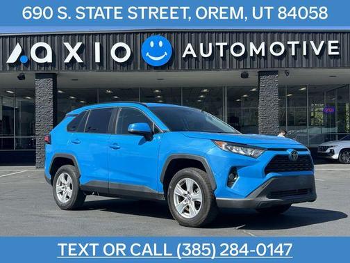 Blue Flame 2021 Toyota RAV4 XLE