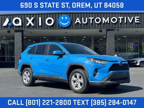 Blue Flame 2021 Toyota RAV4 XLE