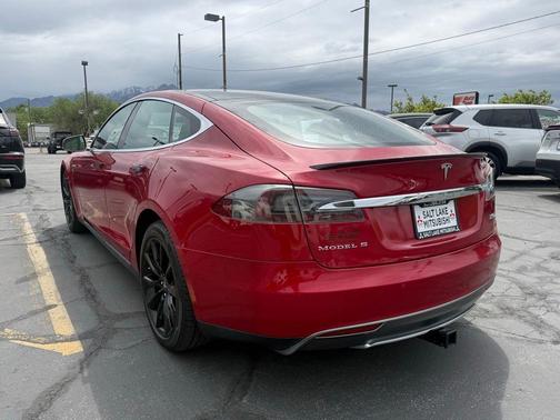 Red Multi 2016 Tesla Model S P90D