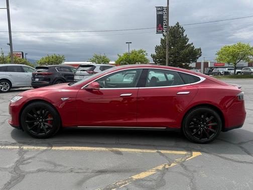 Red Multi 2016 Tesla Model S P90D