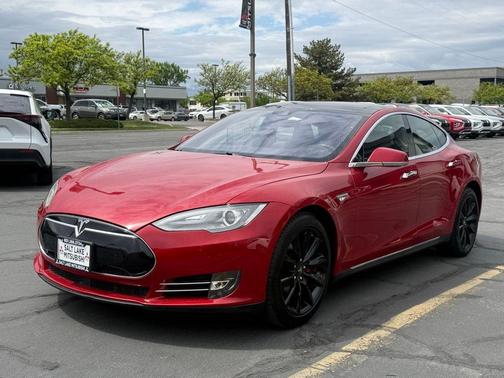 Red Multi 2016 Tesla Model S P90D