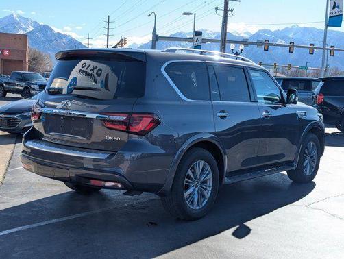 Anthracite Gray 2024 INFINITI QX80 Luxe