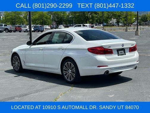 White Metallic 2018 BMW 530 i xDrive