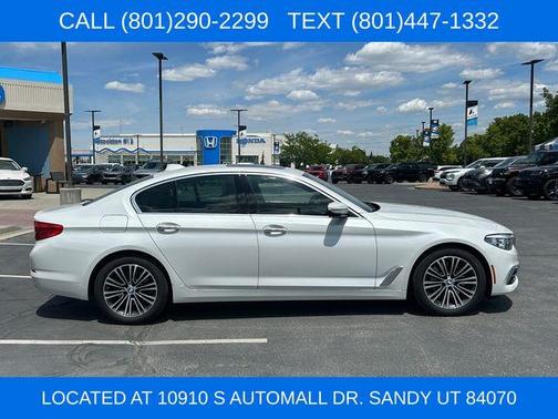 White Metallic 2018 BMW 530 i xDrive